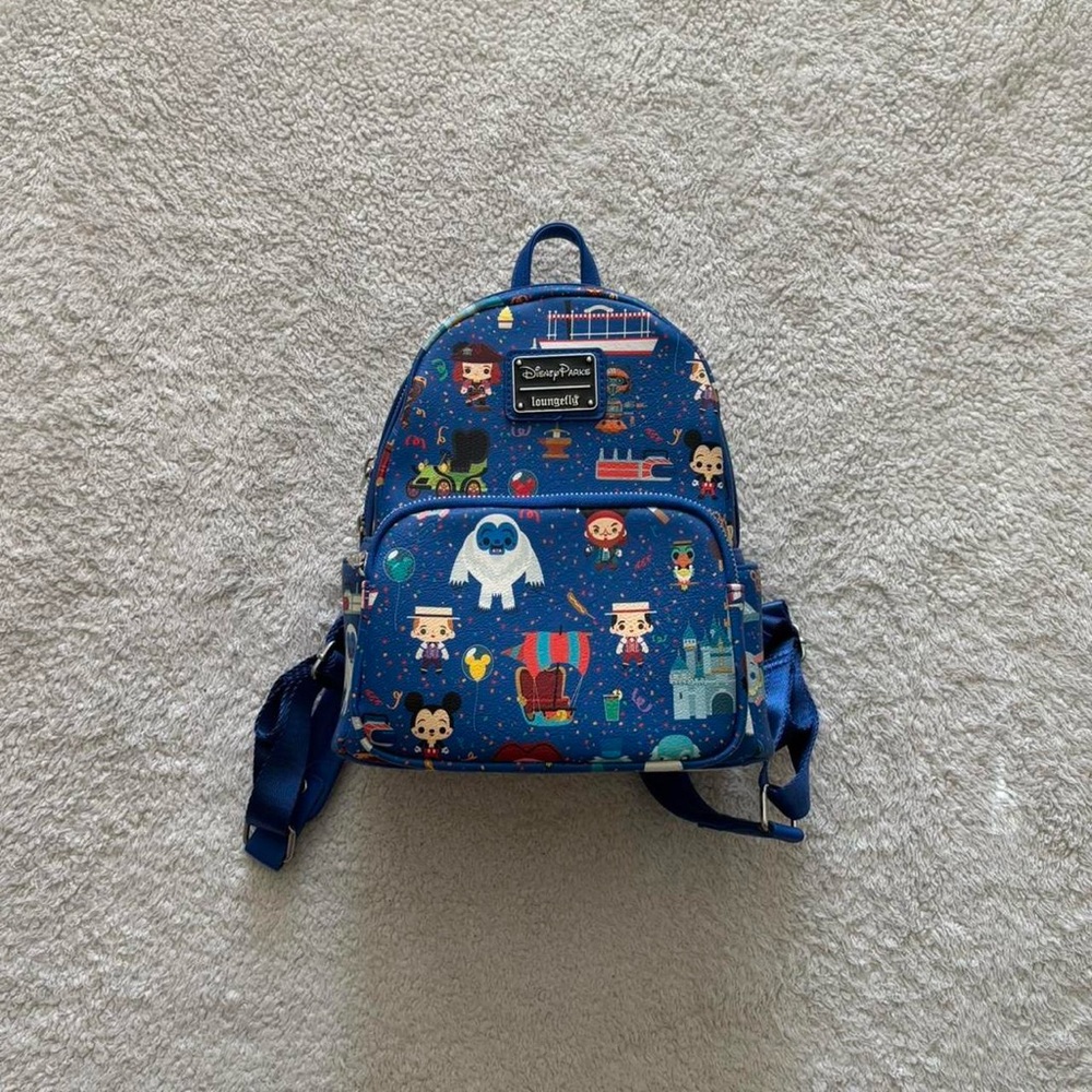 Disney parks blue mini backpack